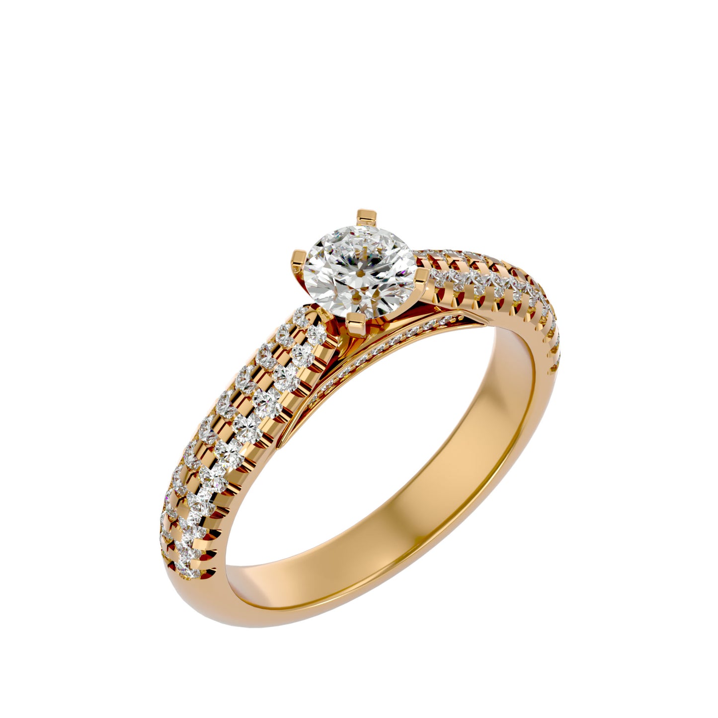 Ranya solitaire diamond engagement ring