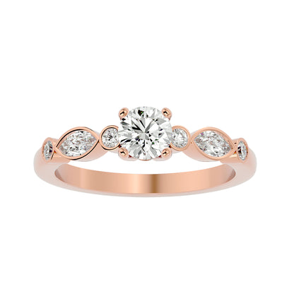 Dima solitaire diamond engagement ring