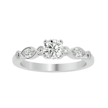 Dima solitaire diamond engagement ring