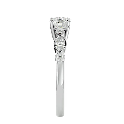 Dima solitaire diamond engagement ring