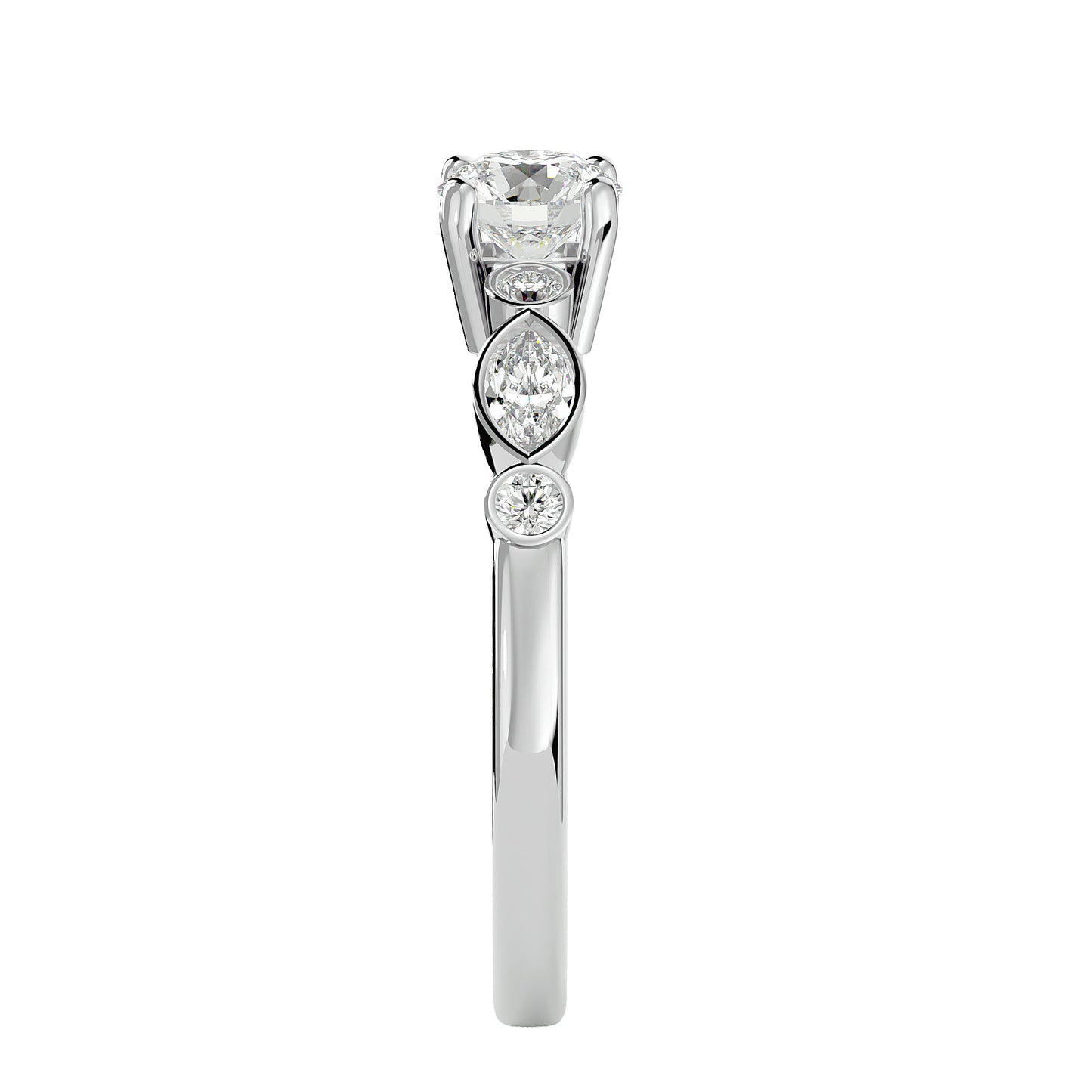 Dima solitaire diamond engagement ring