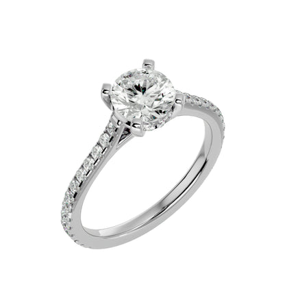 Zaynab diamond engagement ring