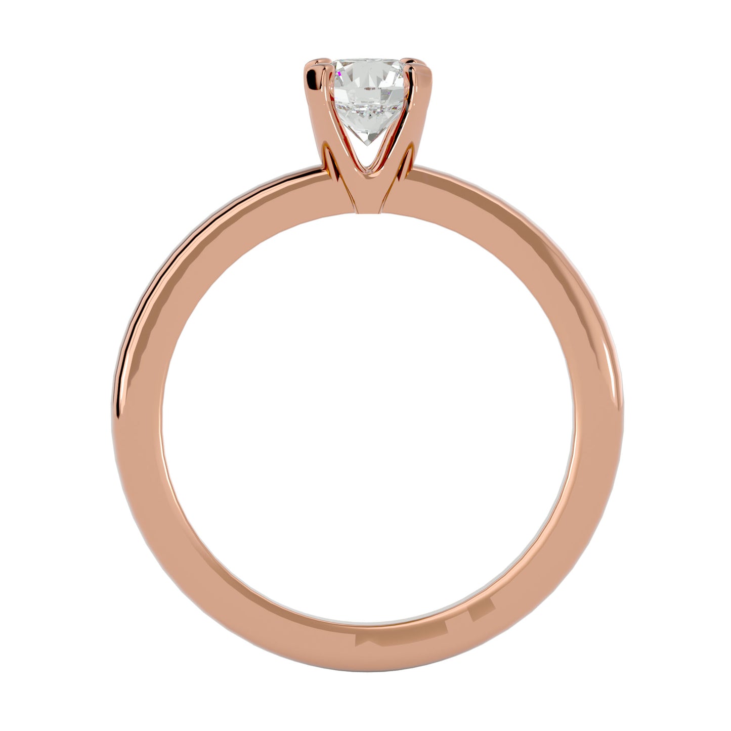 Lan solitaire diamond engagement ring