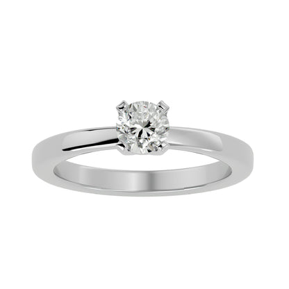 Lan solitaire diamond engagement ring
