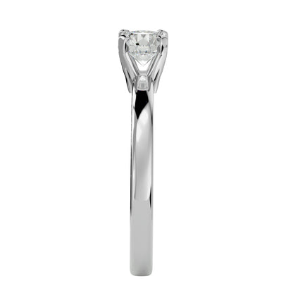 Lan solitaire diamond engagement ring