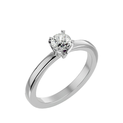 Lan solitaire diamond engagement ring