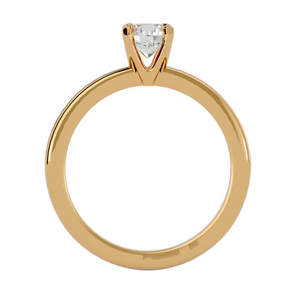 Lan solitaire diamond engagement ring
