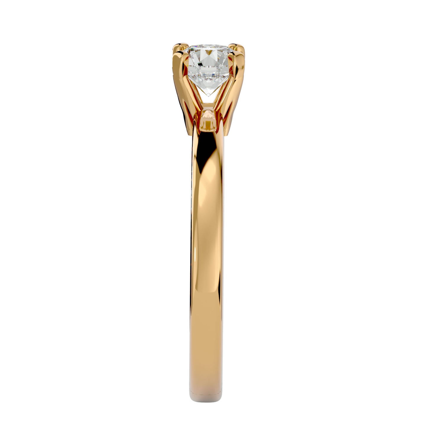 Lan solitaire diamond engagement ring