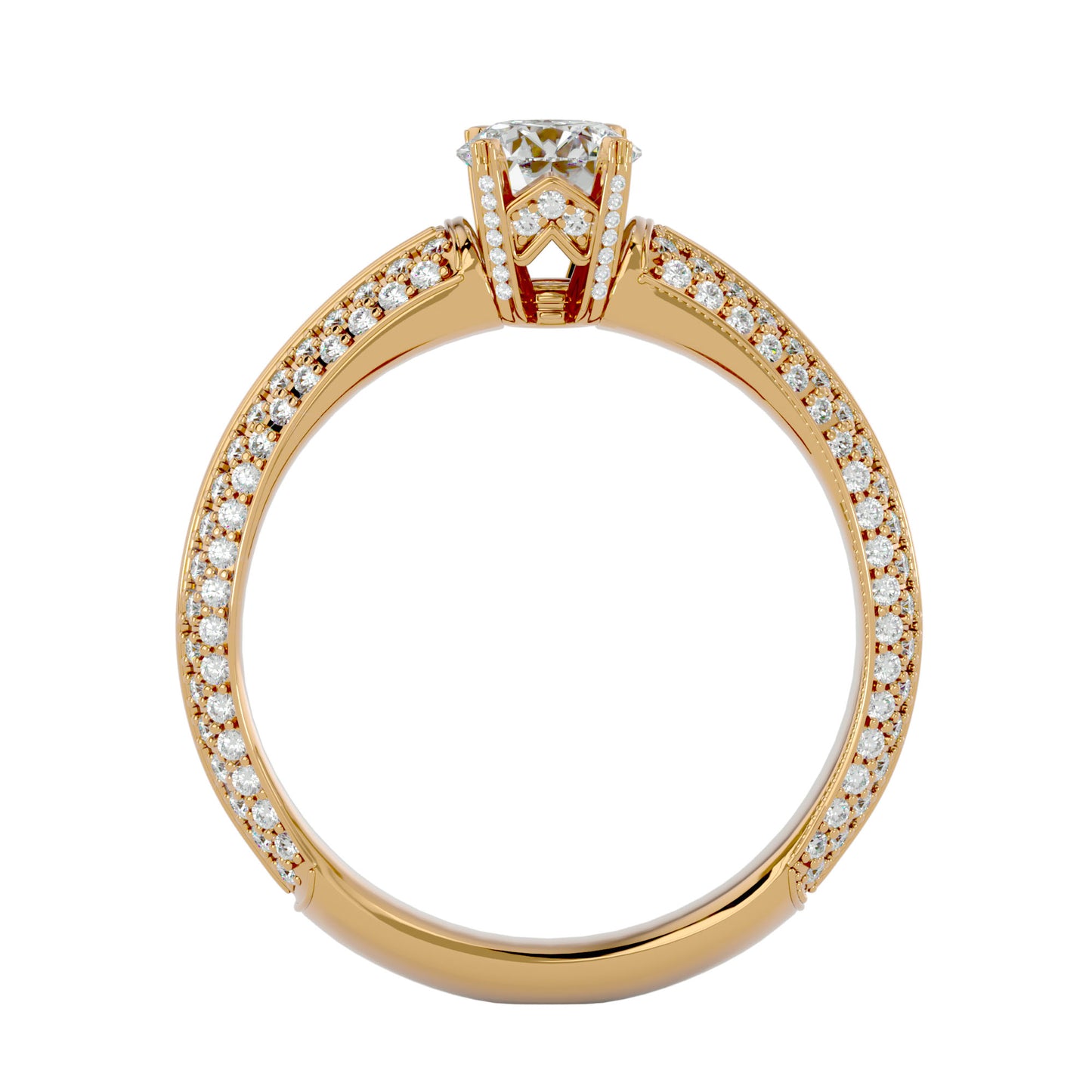 Thao diamond engagement ring