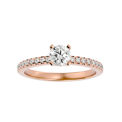 Ngozi side diamond engagement ring