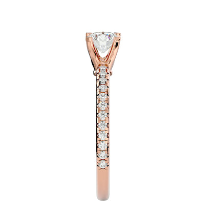 Ngozi side diamond engagement ring