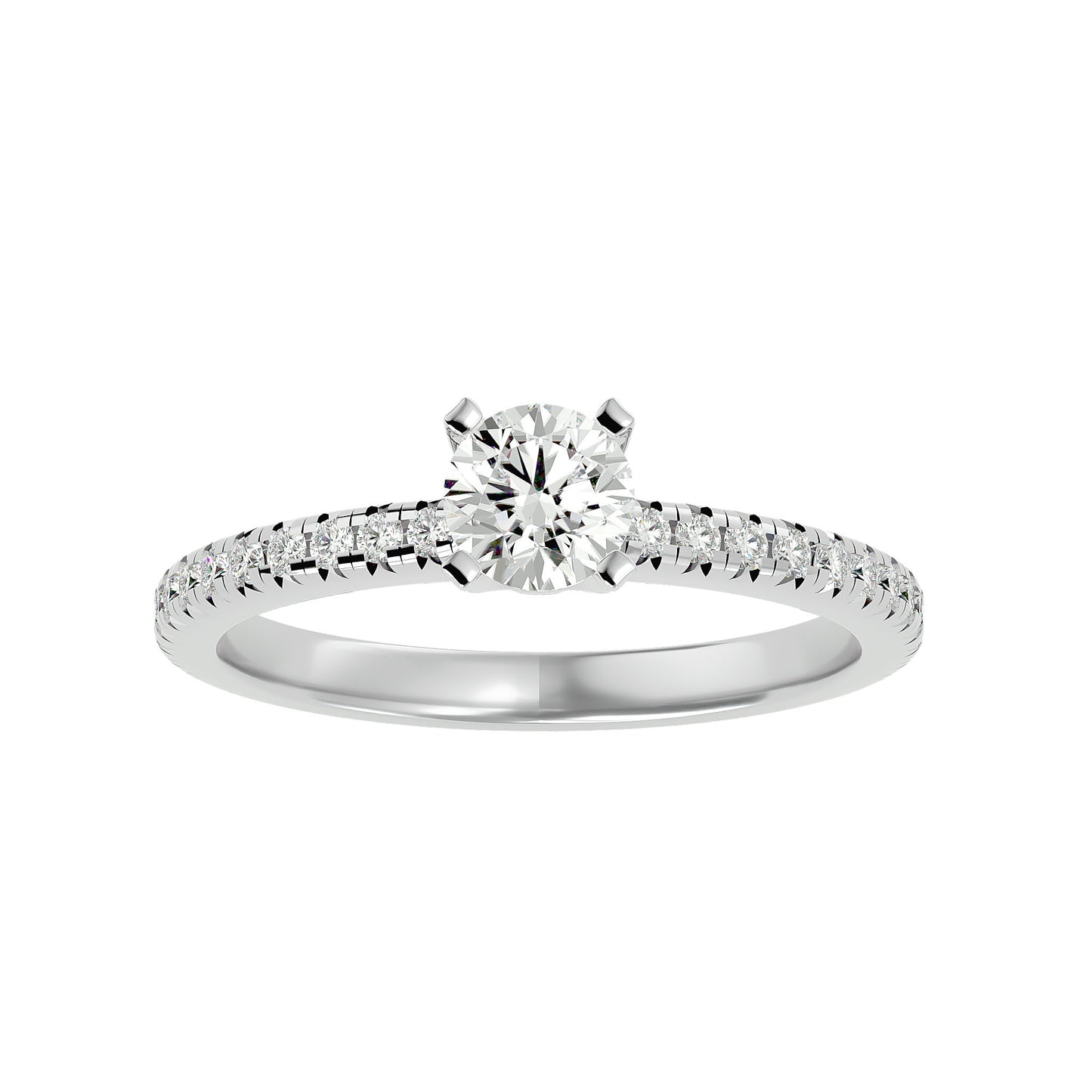 Ngozi side diamond engagement ring