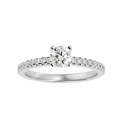 Ngozi side diamond engagement ring