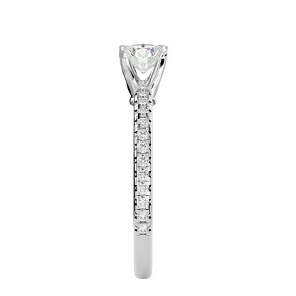 Ngozi side diamond engagement ring