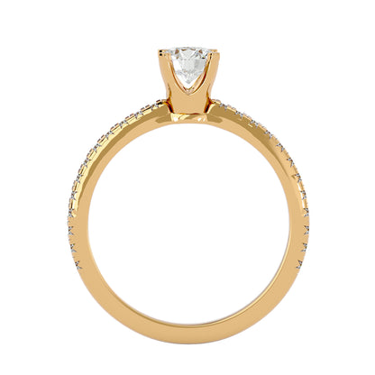Ngozi side diamond engagement ring