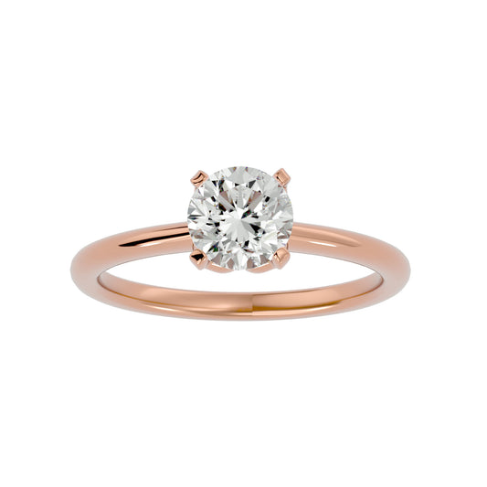 Asha center diamond engagement ring