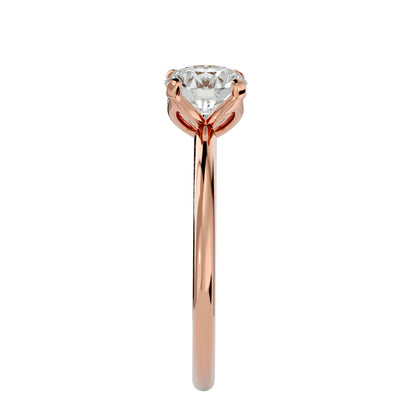 Asha center diamond engagement ring