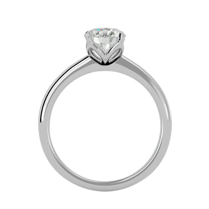 Asha center diamond engagement ring
