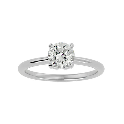 Asha center diamond engagement ring