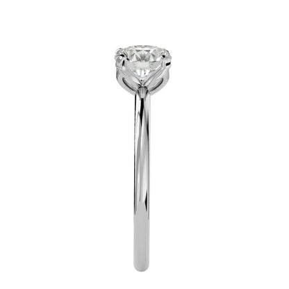 Asha center diamond engagement ring
