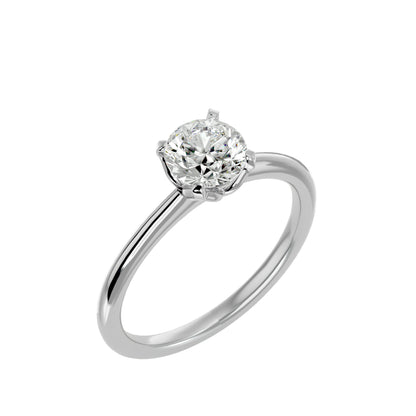 Asha center diamond engagement ring