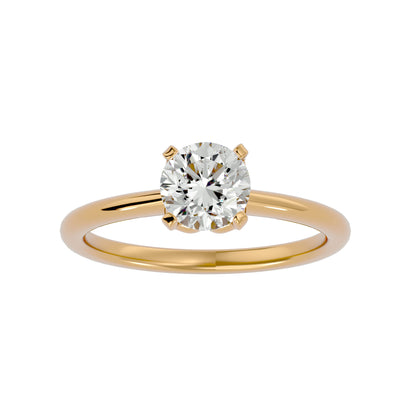 Asha center diamond engagement ring
