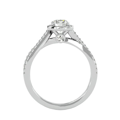 Sri split shank diamond engagement ring