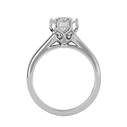 Kanya crown diamond engagement ring