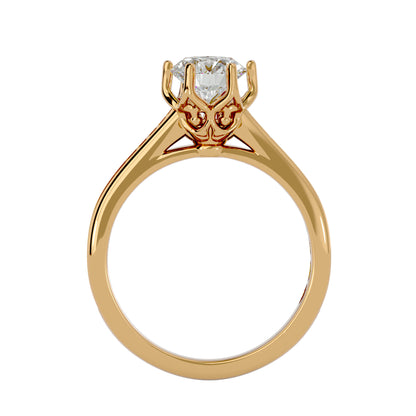 Kanya crown diamond engagement ring