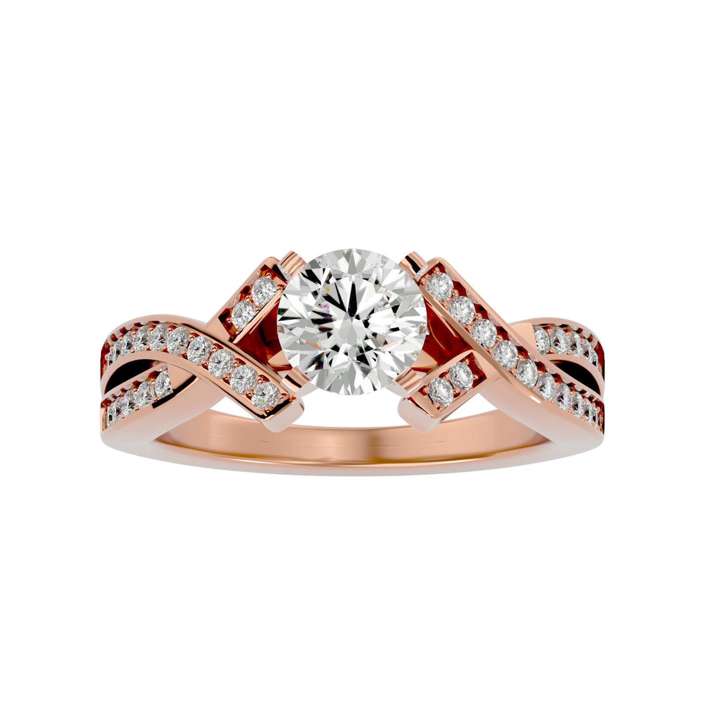 Siriporn diamond engagement ring