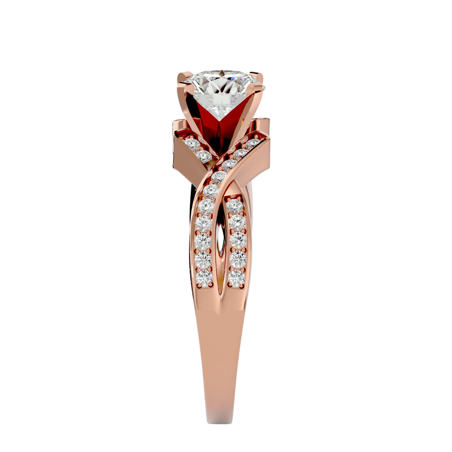 Siriporn diamond engagement ring