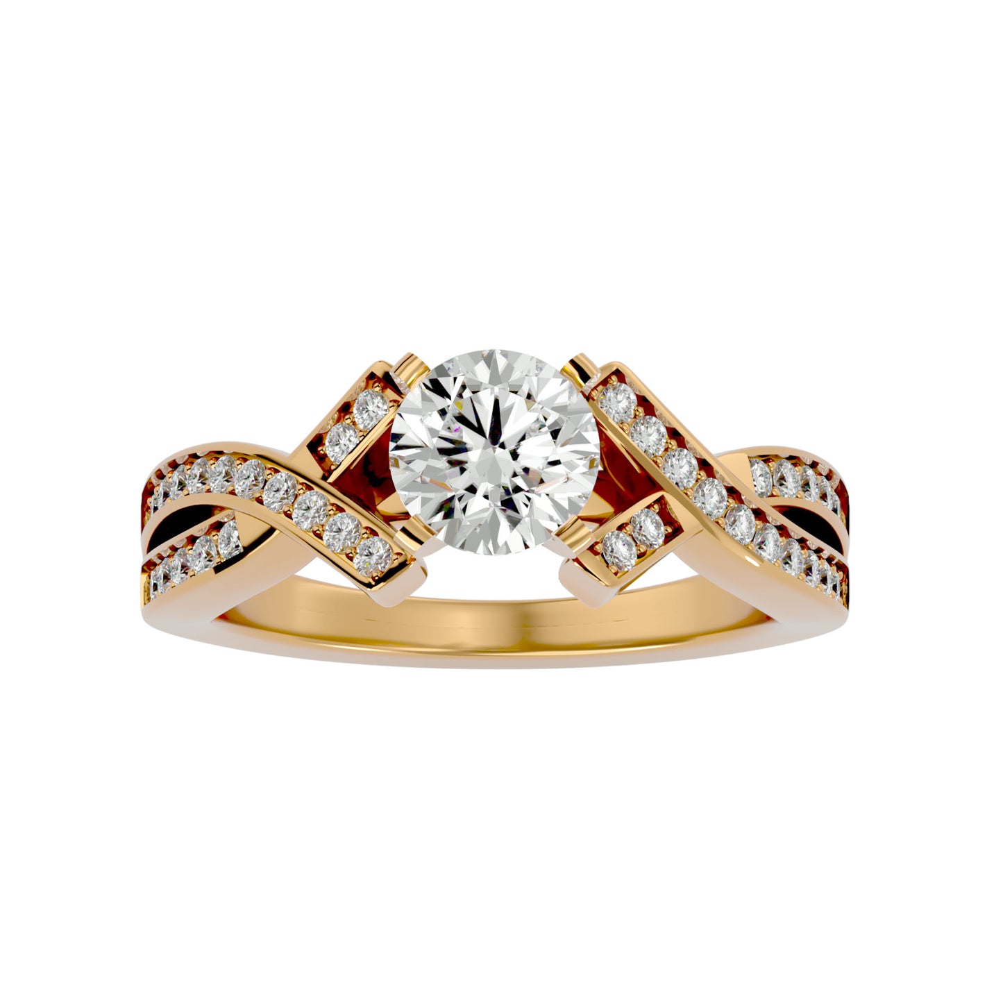 Siriporn diamond engagement ring