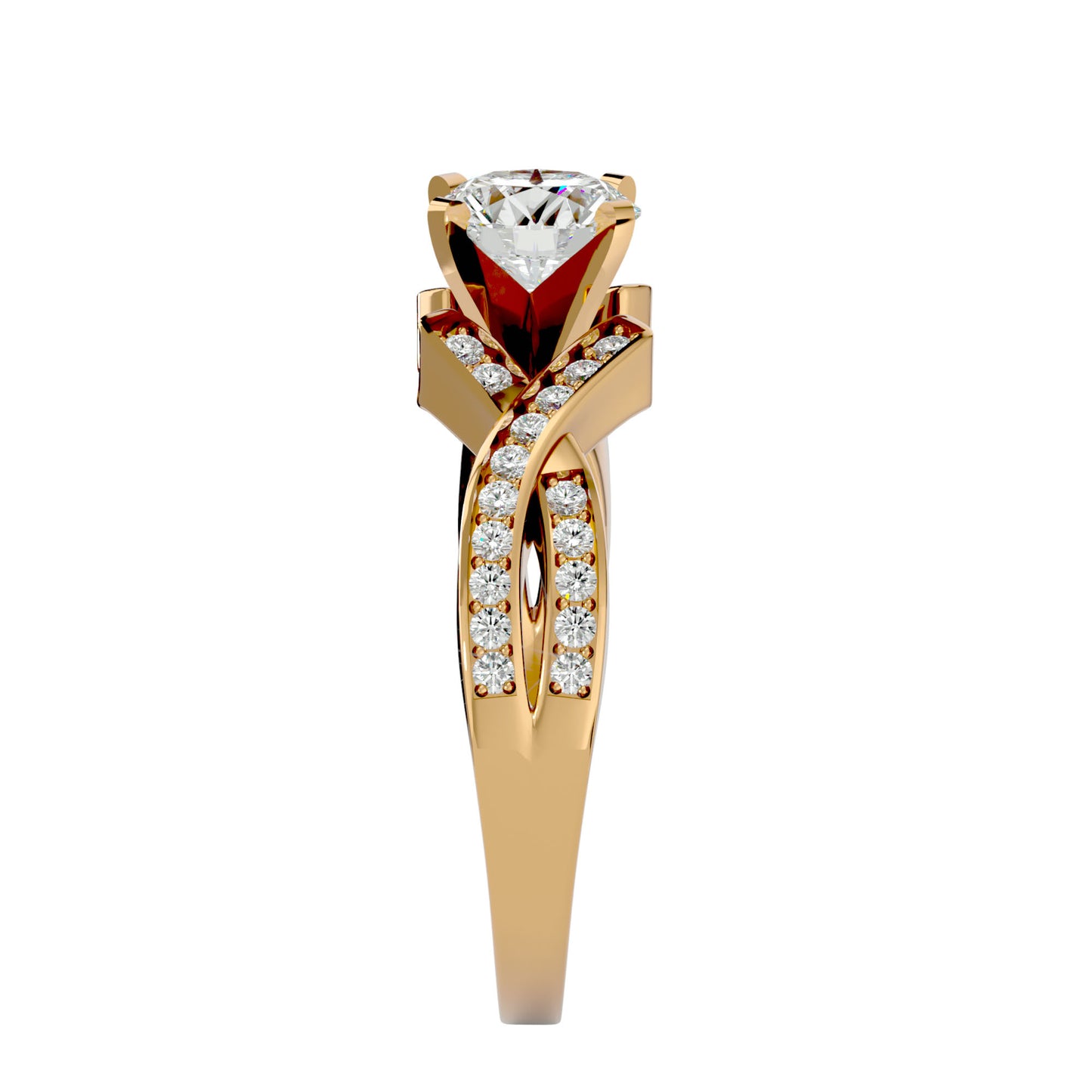 Siriporn diamond engagement ring