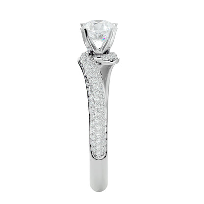 Mira bypass diamond engagement ring
