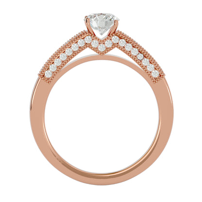 Ava diamond engagement ring