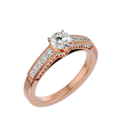 Ava diamond engagement ring