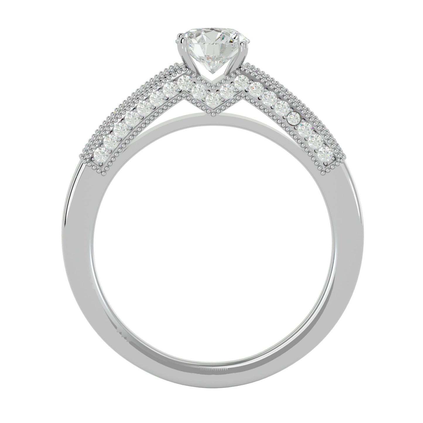 Ava diamond engagement ring