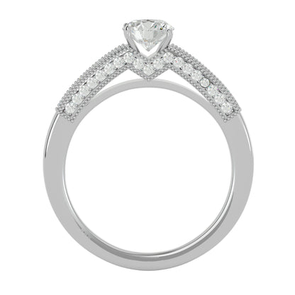 Ava diamond engagement ring