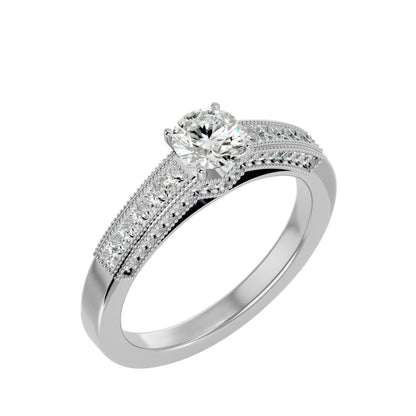 Ava diamond engagement ring