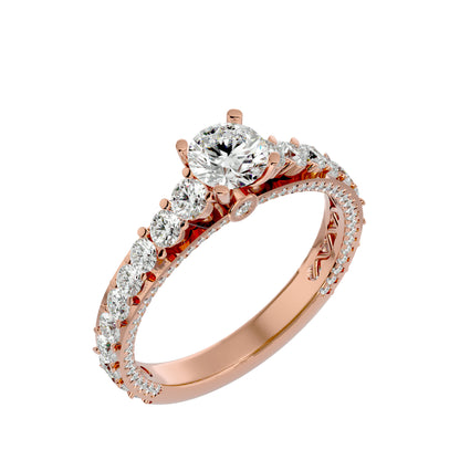 Mishka diamond engagement ring