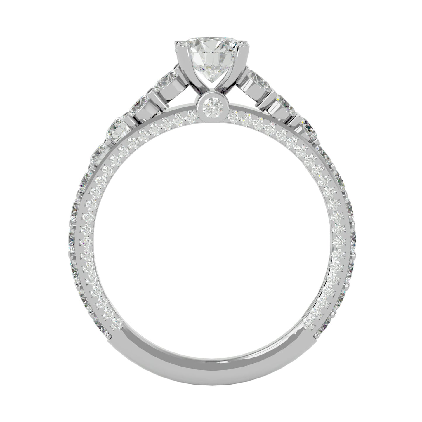Mishka diamond engagement ring