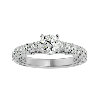 Mishka diamond engagement ring