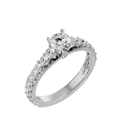 Mishka diamond engagement ring