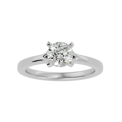Anvi solitaire diamond engagement ring