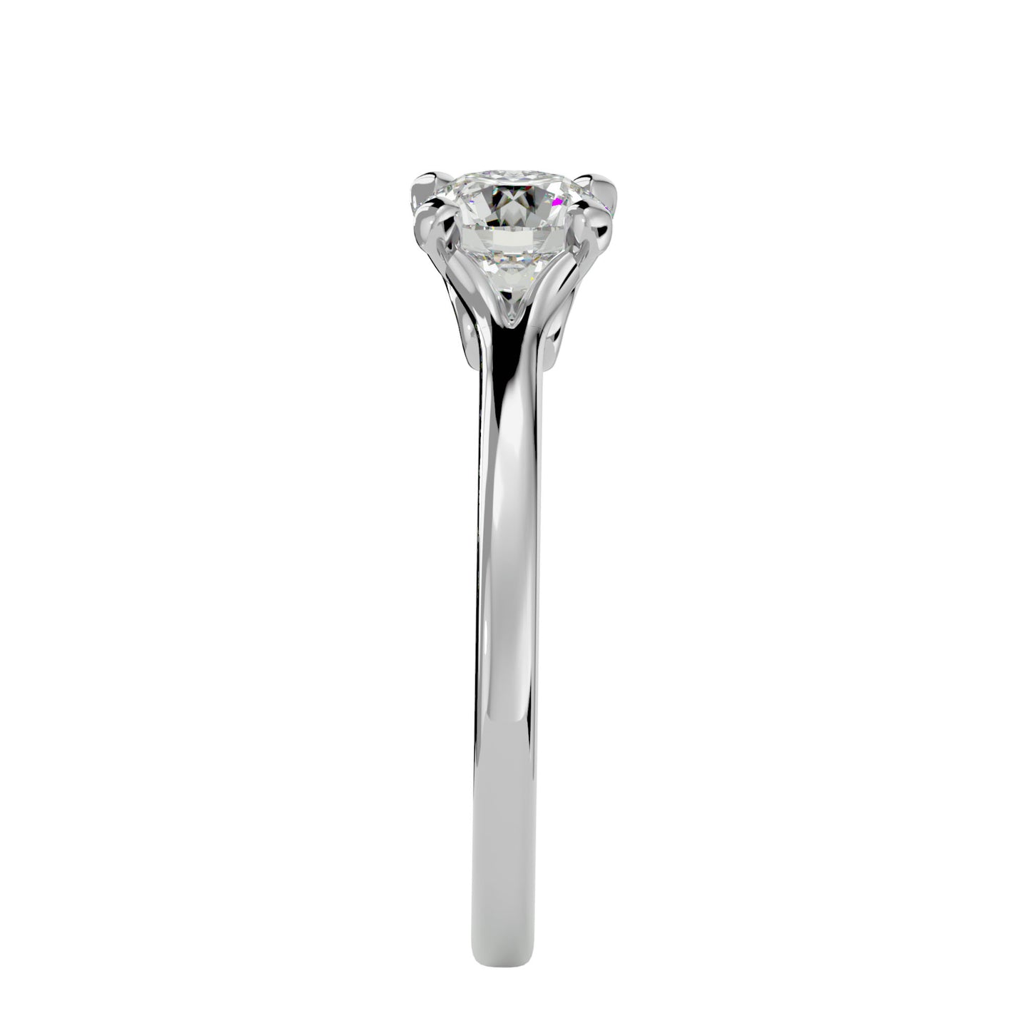 Anvi solitaire diamond engagement ring