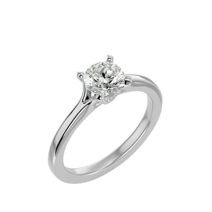 Anvi solitaire diamond engagement ring
