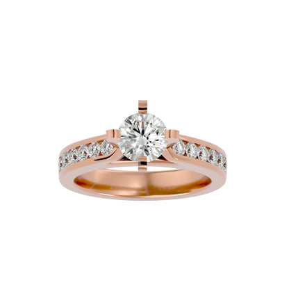 Mae diamond engagement ring
