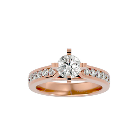 Mae diamond engagement ring