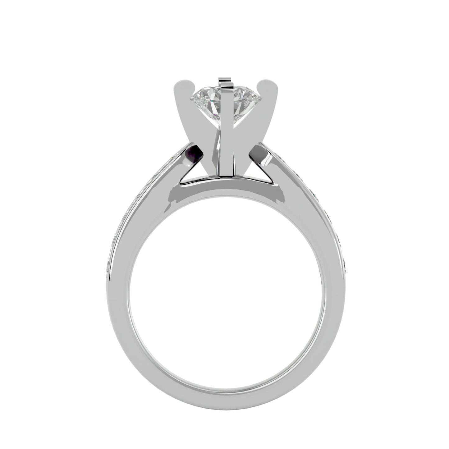 Mae diamond engagement ring