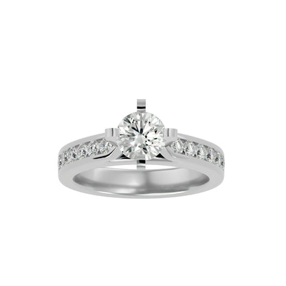 Mae diamond engagement ring